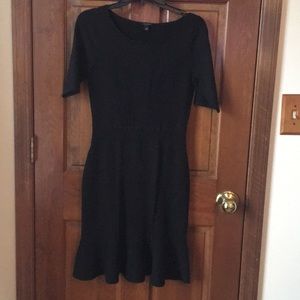 Ann Taylor black sweater dress.